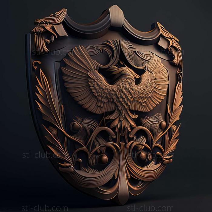 3D model shield (STL)